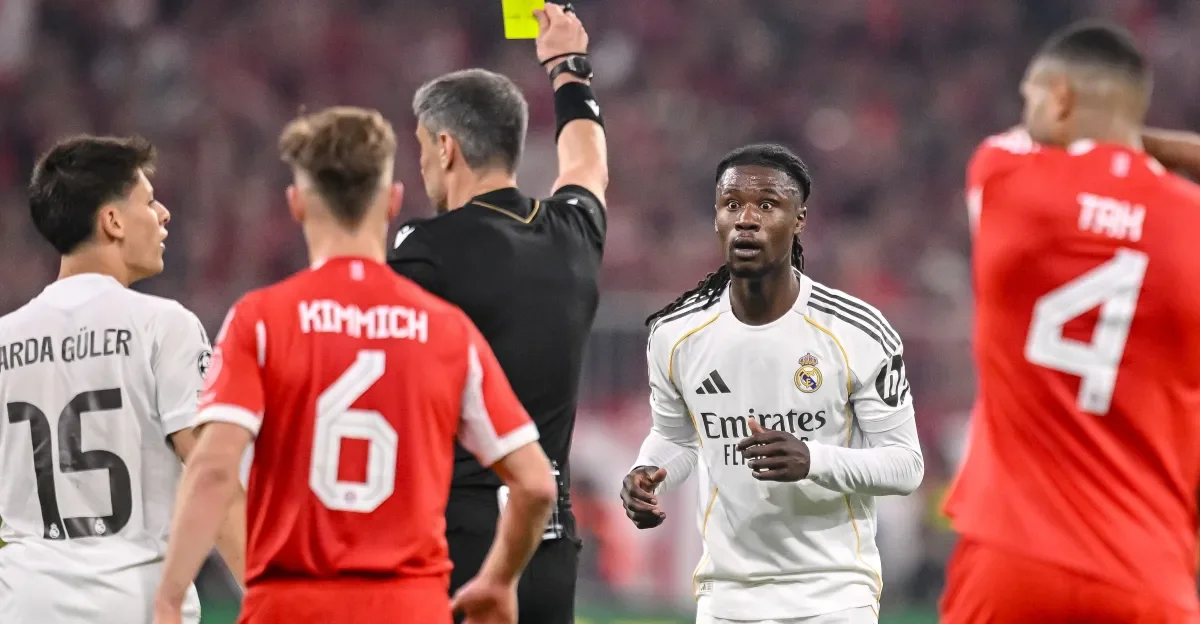 Madrid fall short as Camavinga red seals Bayern thriller
