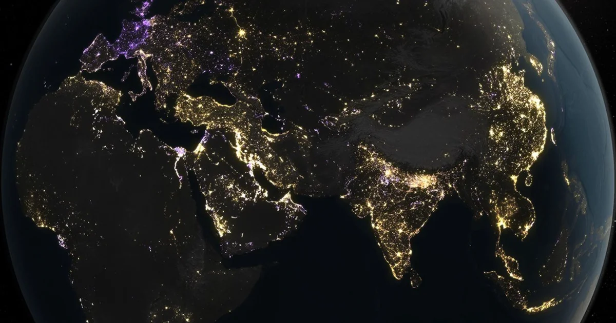 NASA Night-Lights Map Reveals a World of Brightening Hubs and Dimmed Regions