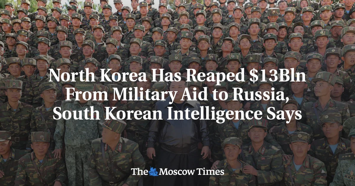 Pyongyang's War Profits: $13B From Russia Aid, Seoul Claims