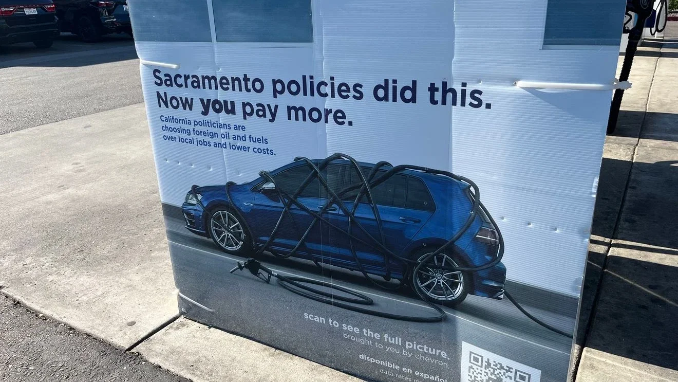Chevron Signs Blame State Policy for High California Gas Prices
