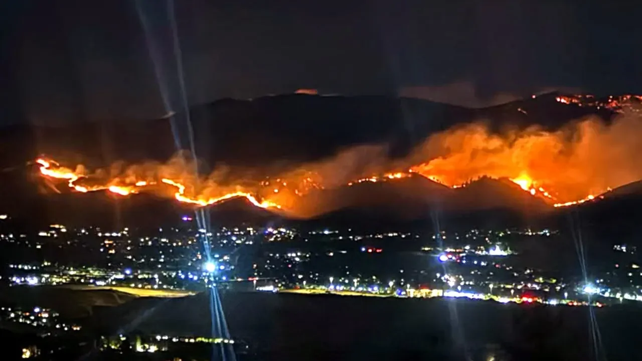 Hawk Fire explodes near Reno, prompting evacuations as flames surge