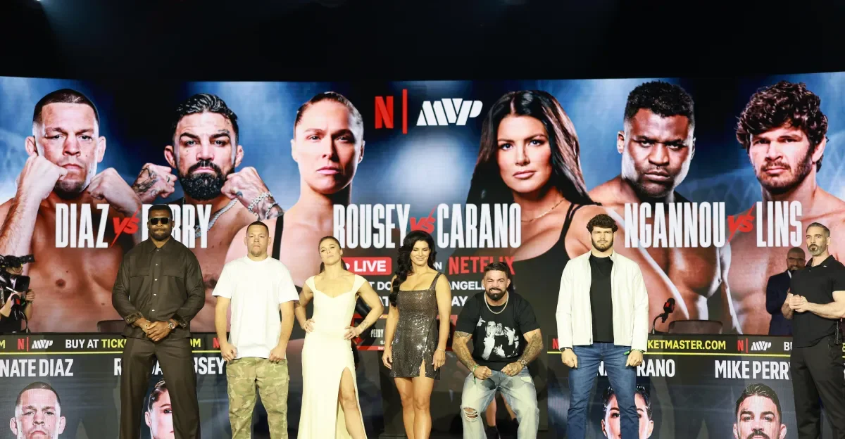 Rousey vs. Carano headlines Netflix MVP MMA with an all-star broadcast team