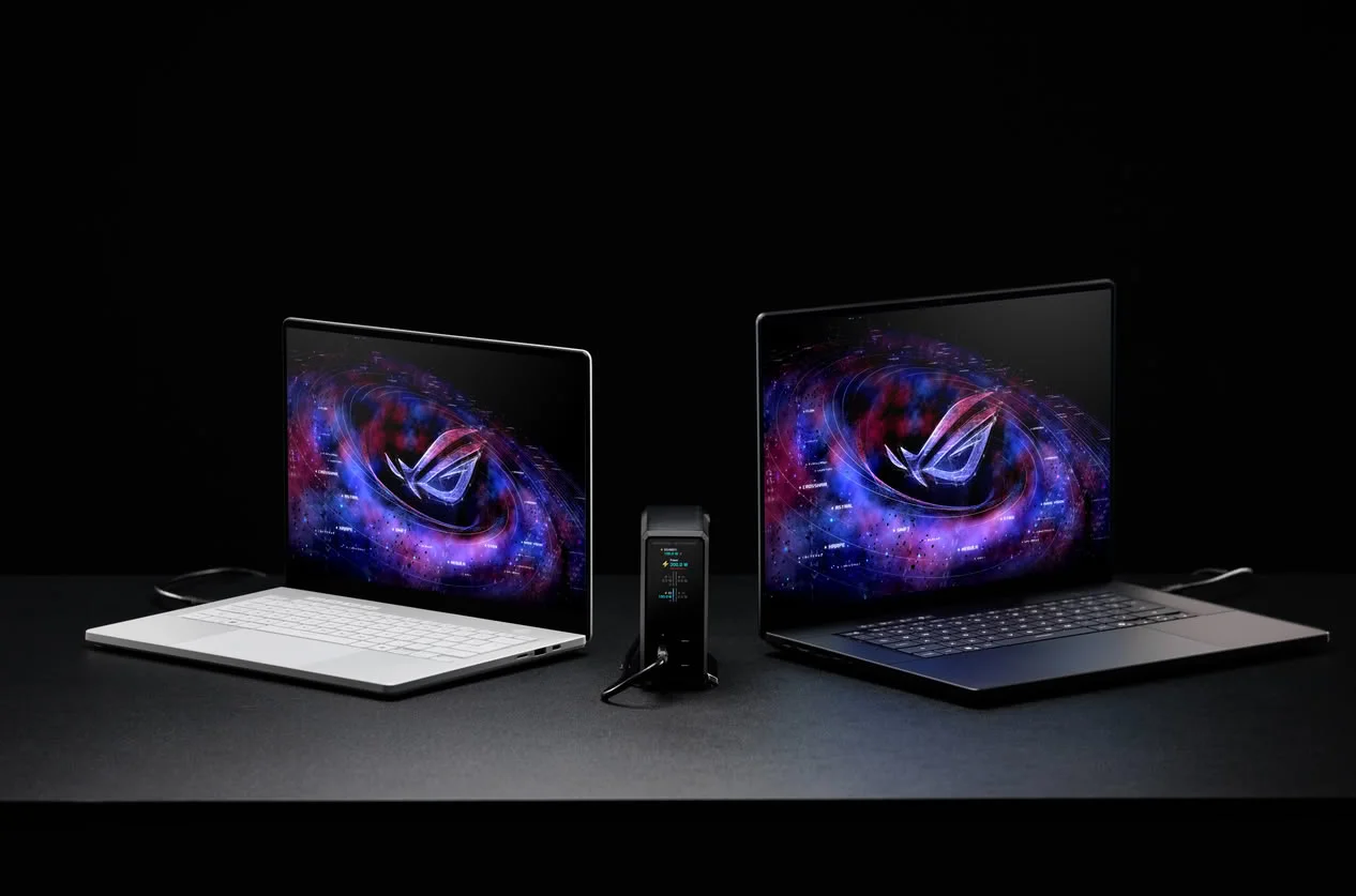 ROG Flux Charger Dock Debuts as 260W Power Hub for Gaming Setups