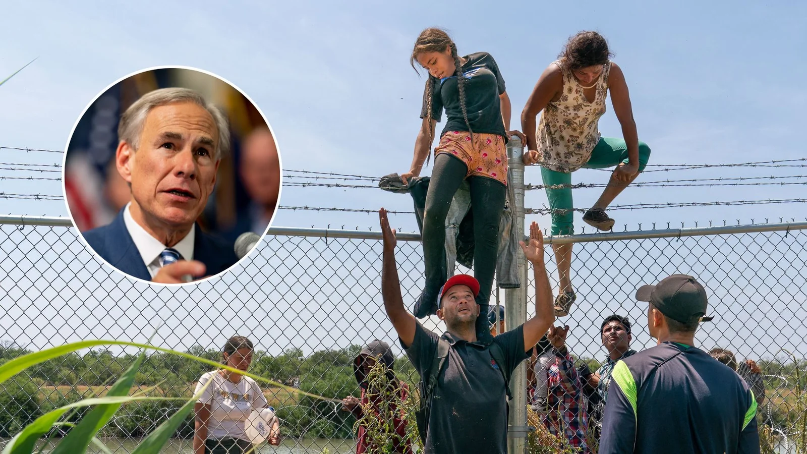 "Controversy Erupts Over Greg Abbott's Remarks on Shooting Migrants"