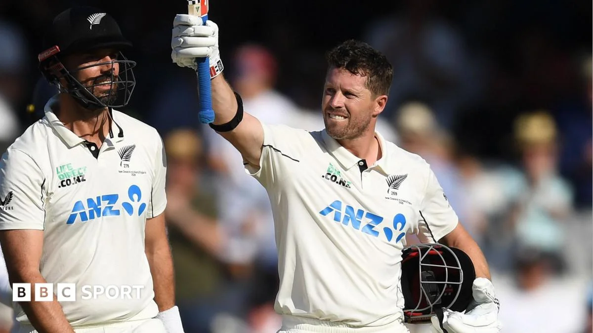 Nicholls century drives NZ lead as Rew drops haunt England at The Oval