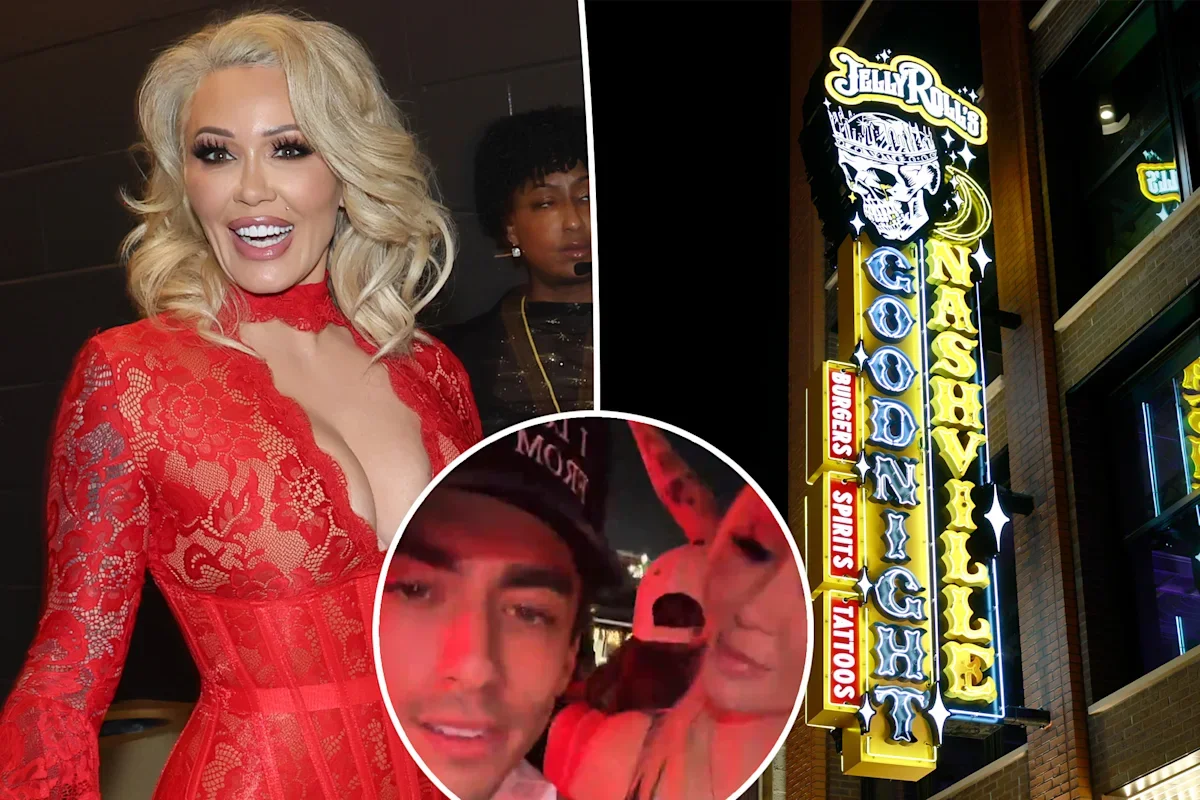 Bunnie Xo Kisses Dylan Wolf at Ex-Husband Jelly Roll's Nashville Bar, Sparking Divorce Buzz