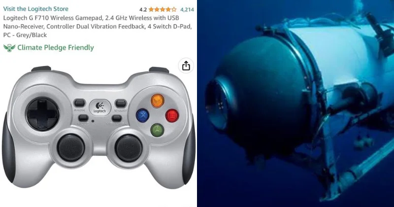 Logitech's Controller Trolled After Titanic Sub Disaster