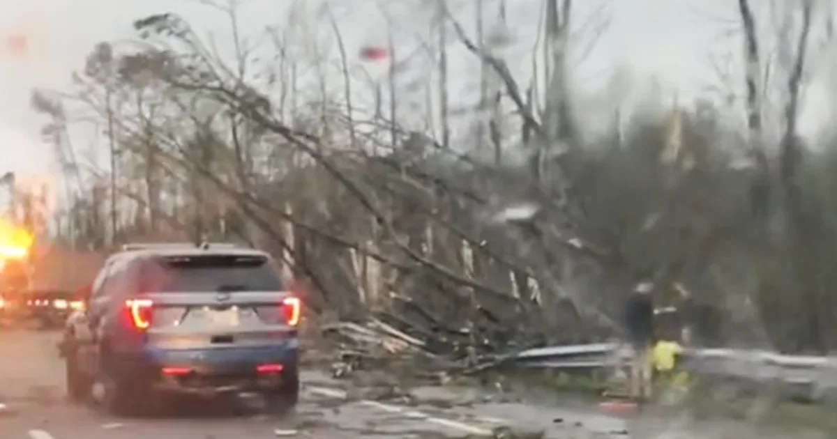 Deadly tornado outbreak hits Georgia and Mississippi.