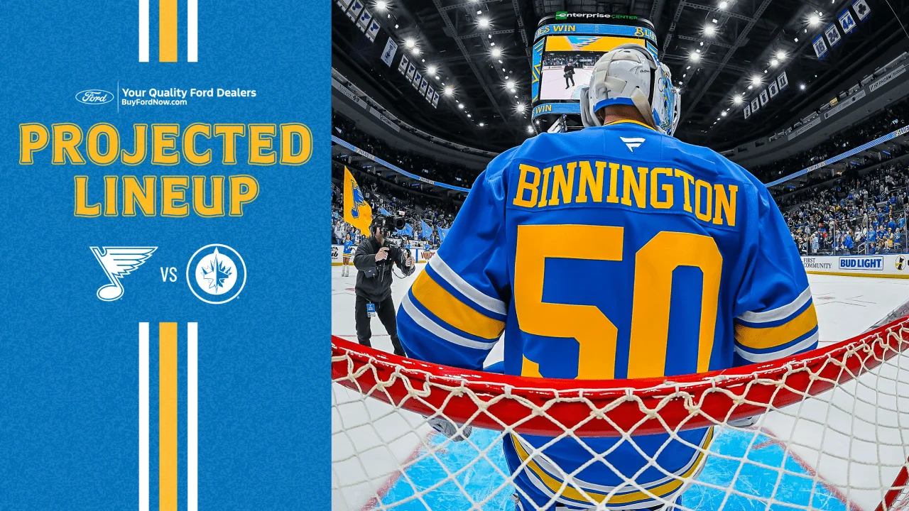 Blues Bring Back Stenberg, Walker in Key Lineup Shuffle vs Jets