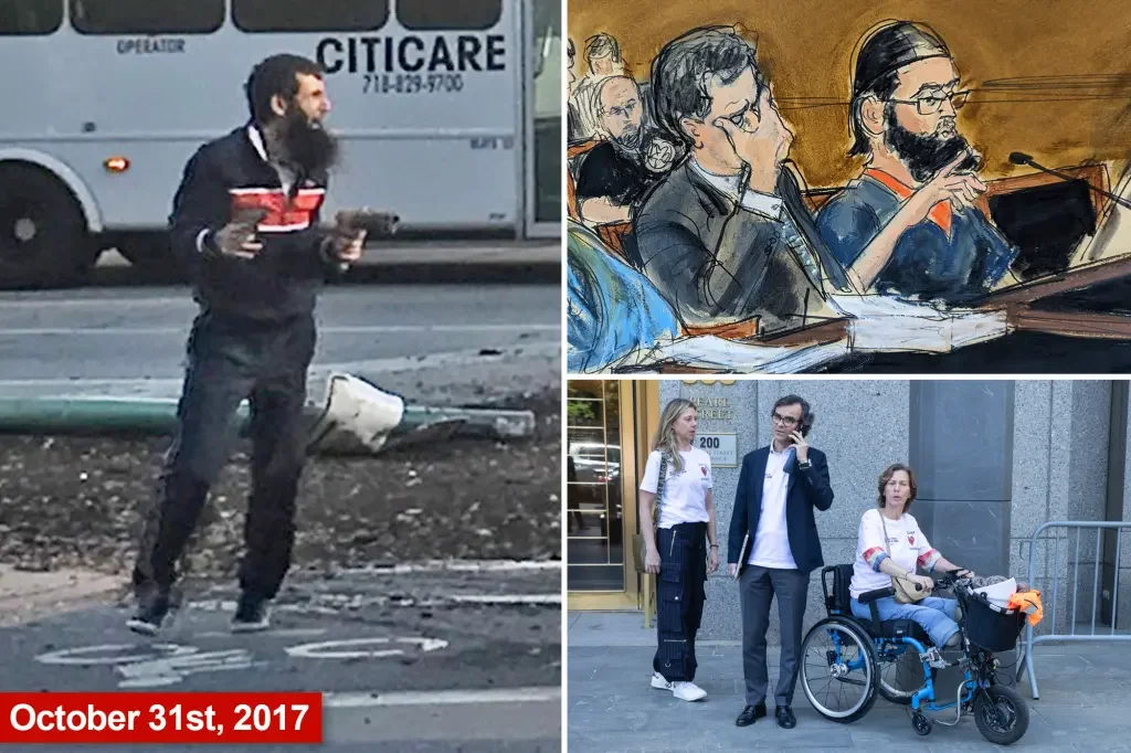 NYC bike path terrorist sentenced to 8 consecutive life terms.