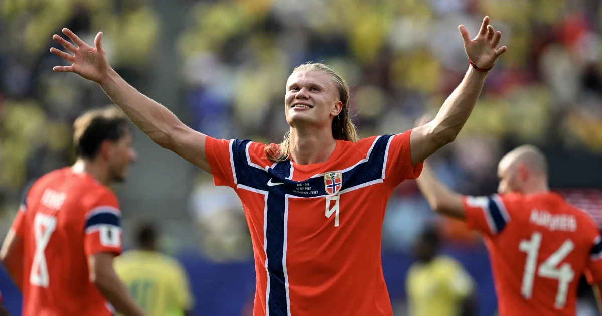 Haaland’s late double sends Norway past Brazil to historic World Cup run