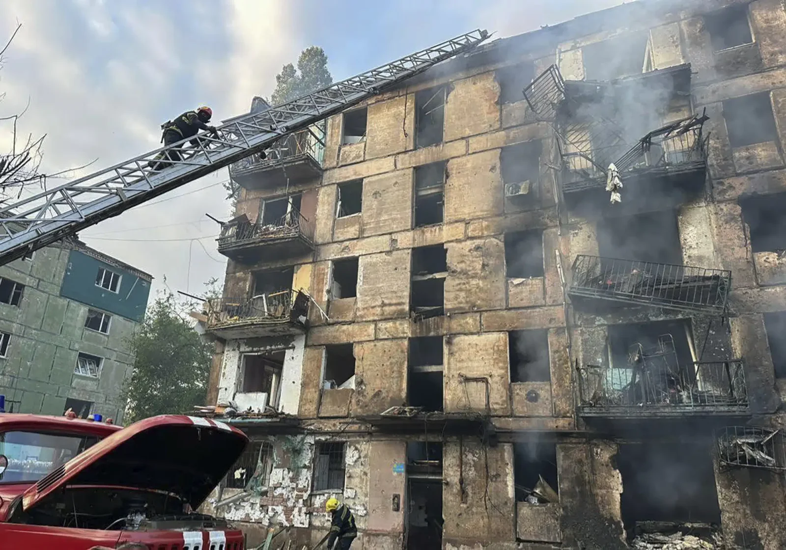 Deadly Russian missile attack hits central Ukraine.