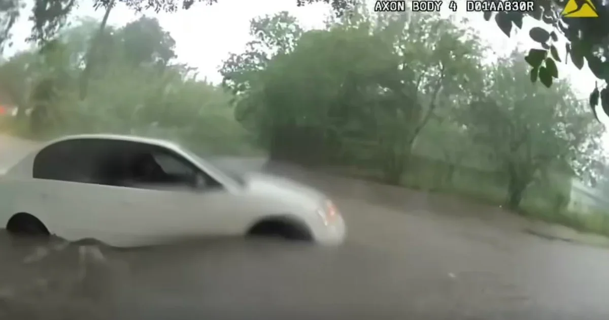 Infant Rescued From Flooded Car in Beeville, Texas