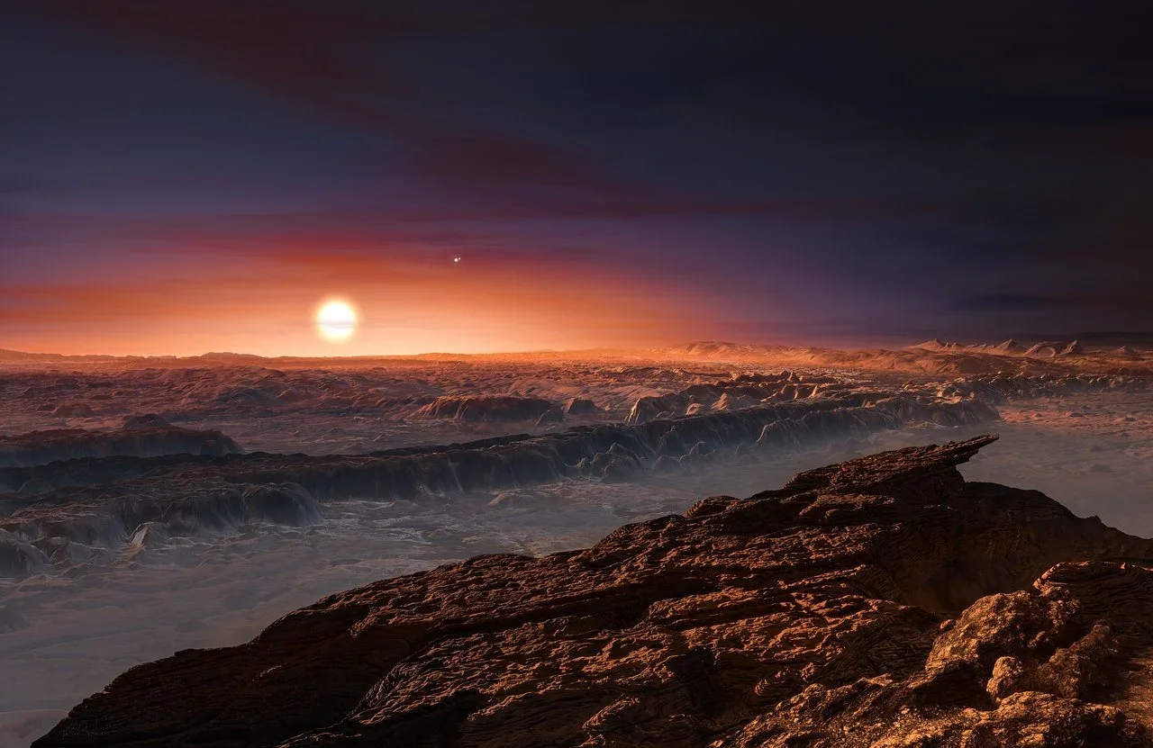 Proxima Centauri b: the nearest habitable-zone world under a harsh red-dwarf glare