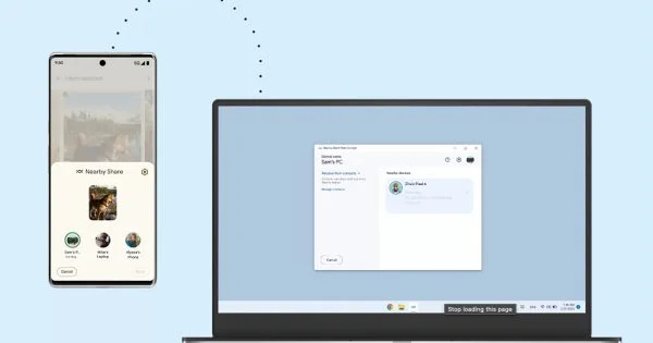 "Google's Nearby Share Enables Seamless File Sharing Between Android and Windows"