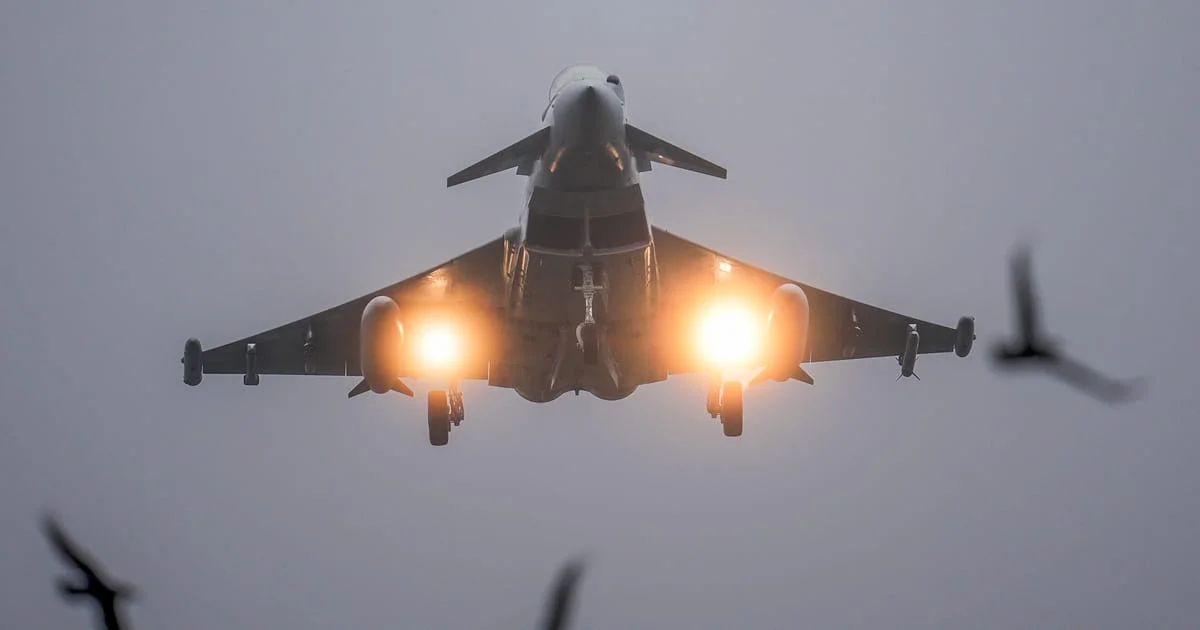UK jets chase Russian drones as debris lands on Romanian farmland near the border