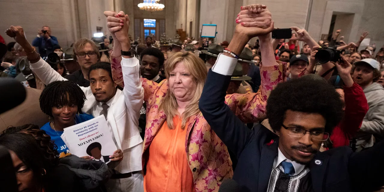 Tennessee Legislature Expels Democrats for Gun-Control Protest