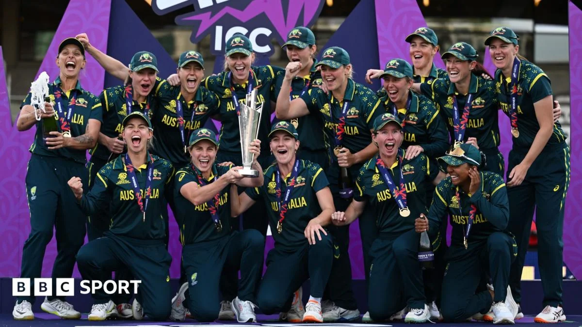 Australia seize seventh T20 World Cup title with dominant seven-wicket win over England at Lord's