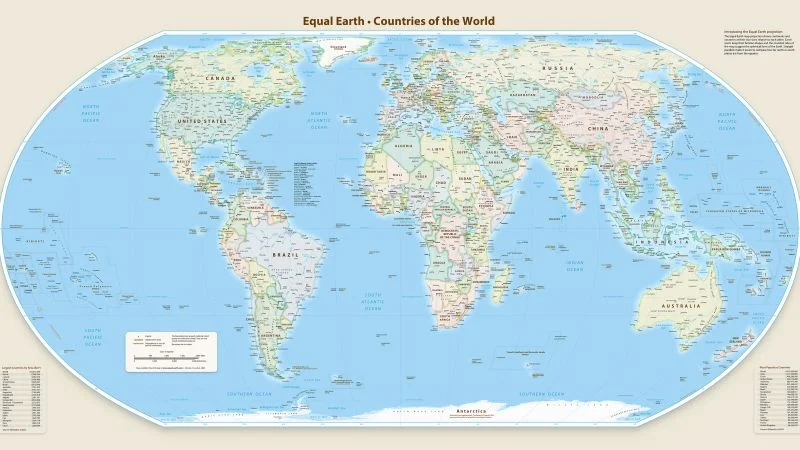 UN Adopts Equal Earth Map to Correct Global Size Distortions