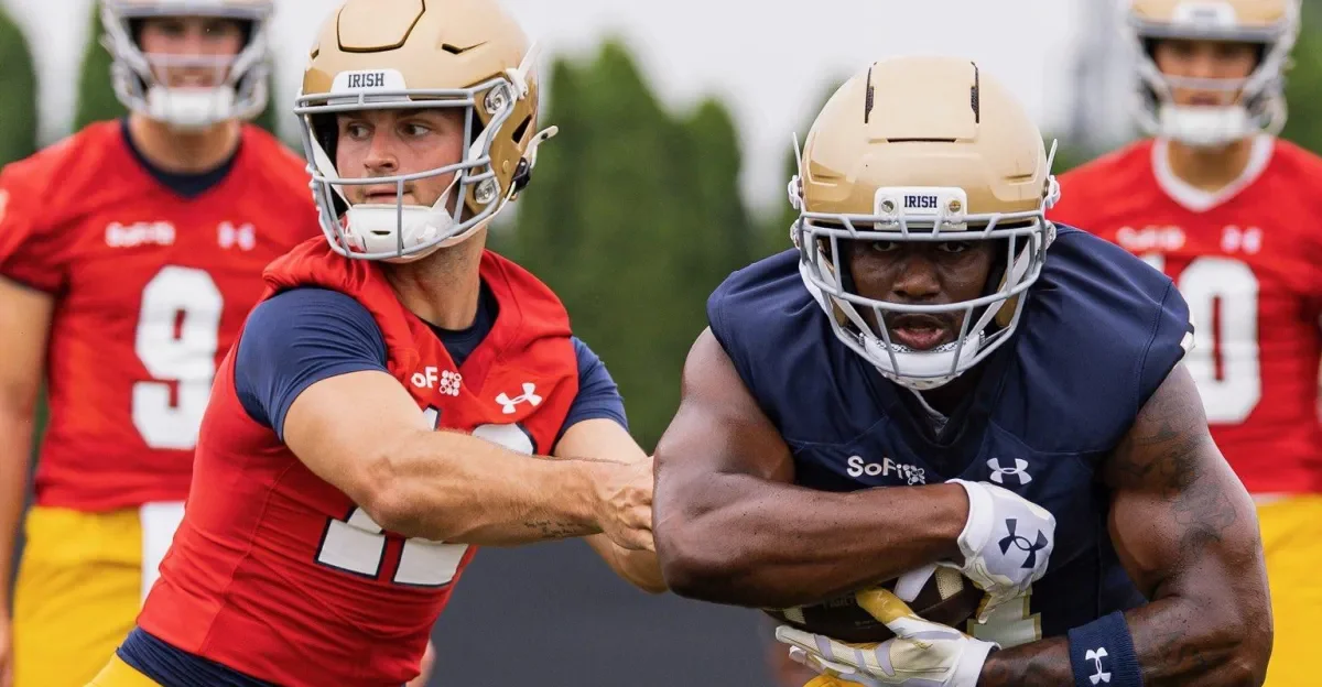 Notre Dame’s fall camp kicks off with alpha QB vibes, boosts on defense, and deep roster battles