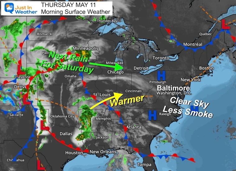 Mixed Weather Ahead for May 11th in Central Indiana