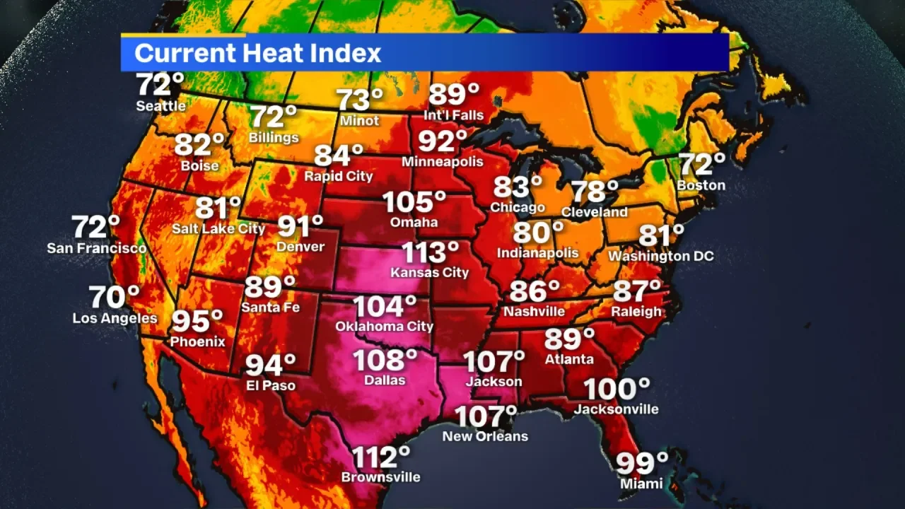 "Record-Breaking Heatwave Sweeps Across Midwest, Brings Dangerous Temperatures"