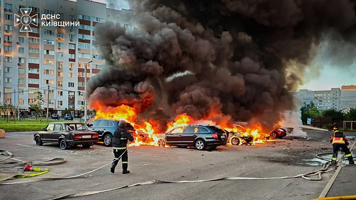 Kyiv Faces Second Day of Relentless Drone Attacks and Air-Raid Alerts