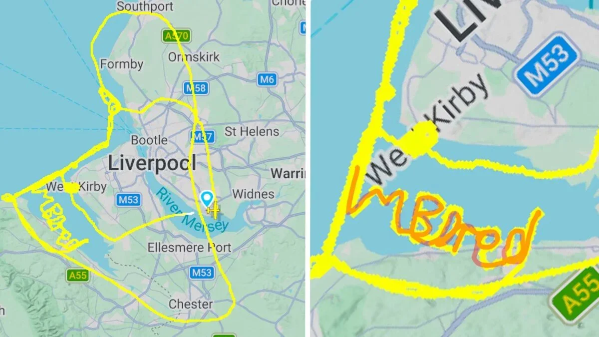 Bored Pilot Skies a Message: 'I'm Bored' Skywritten During UK Test Flight