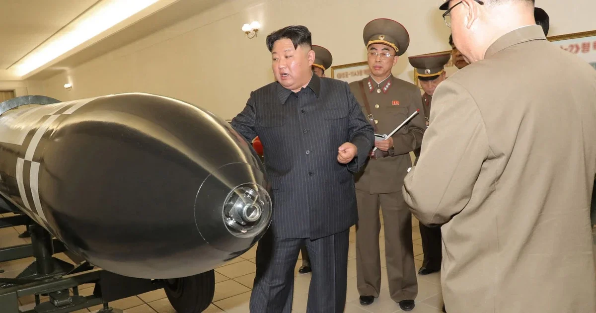 Kim Jong Un escalates nuclear threats as US carrier arrives in South Korea.