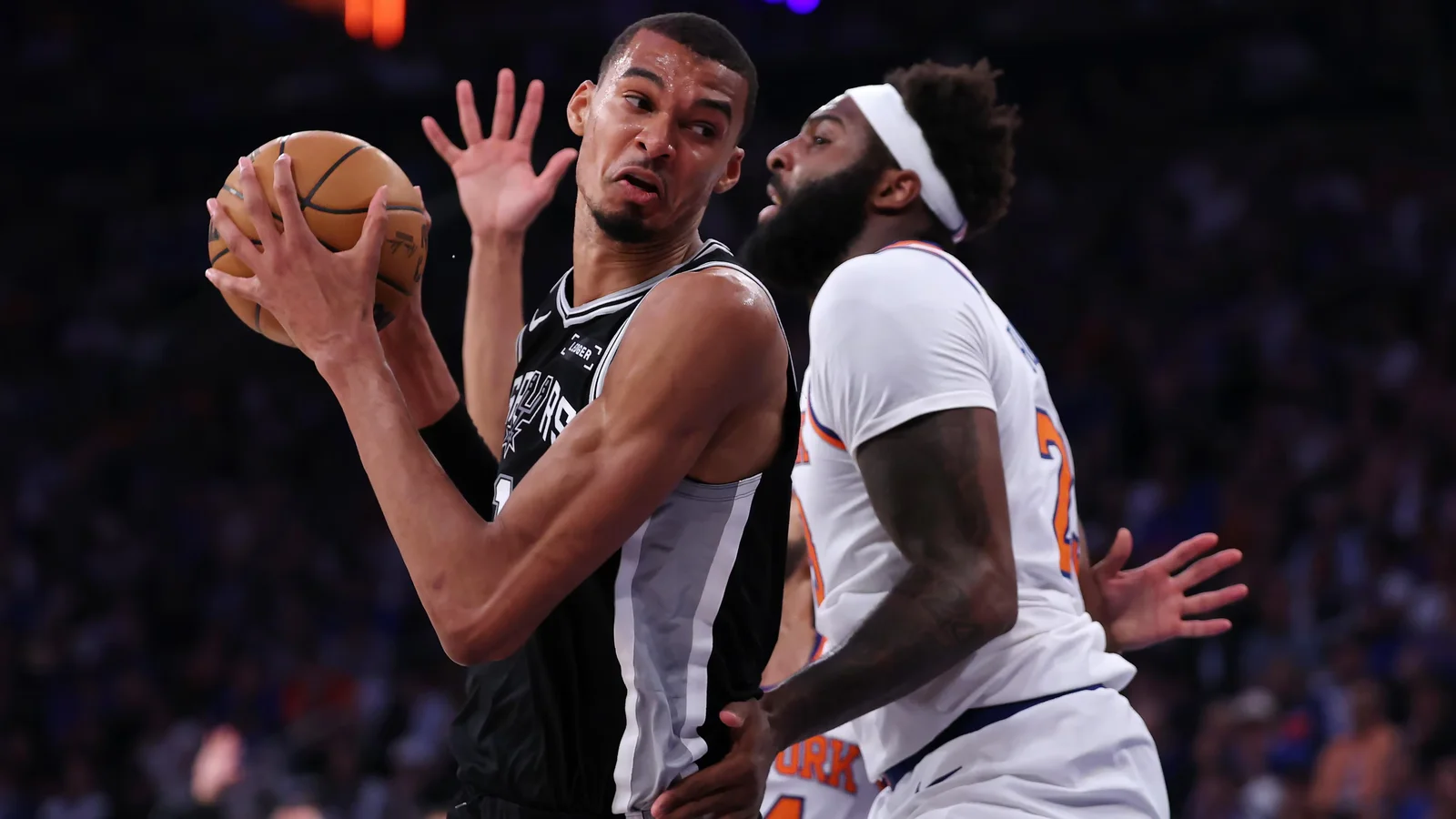 Wembanyama Draws Heat as Knicks, Spurs Exchange Rough Play in Game 4