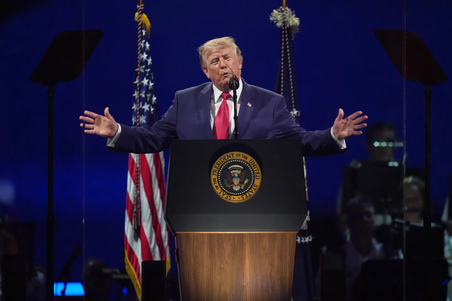 Trump overrules cancellation as 250th July Fourth celebration goes on despite evacuations