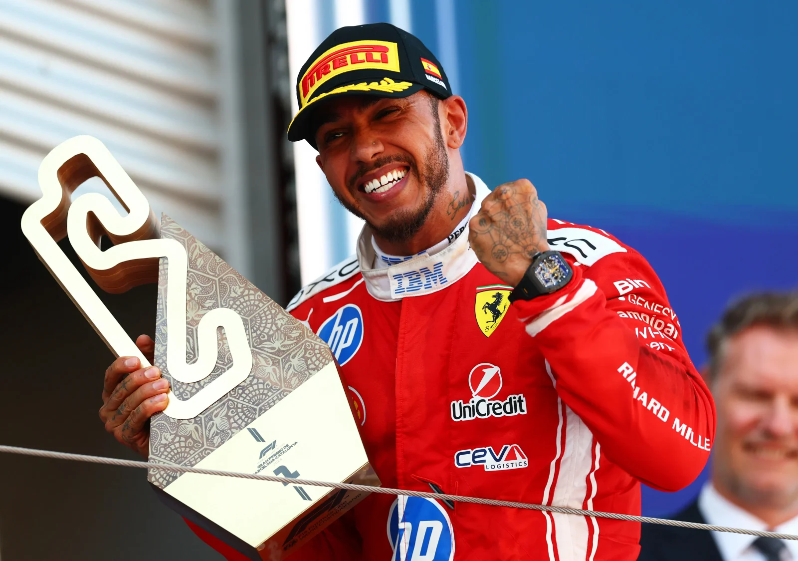 Hamilton Wins in Ferrari, Proving He’s Still Hamilton