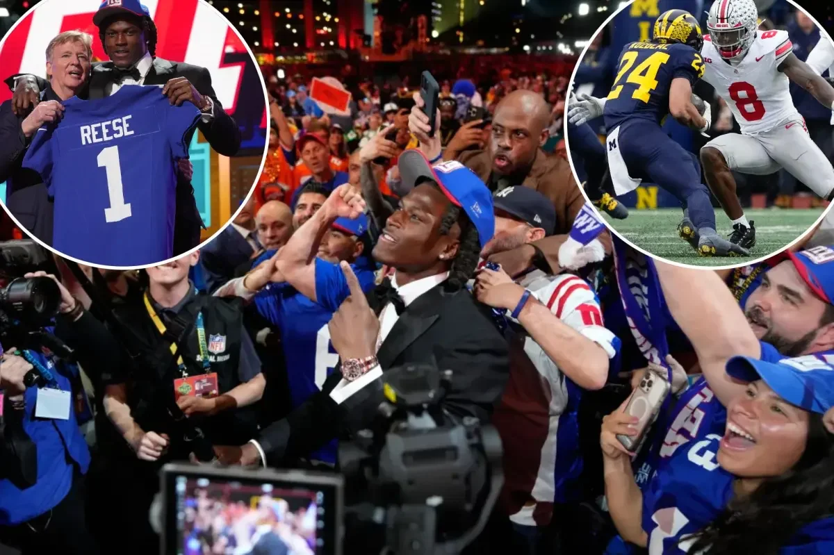 Giants surprise with top-5 pick, snag Arvell Reese from Ohio State