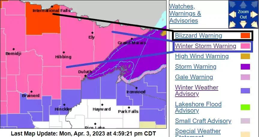 Northern Minnesota Braces for Spring Blizzard