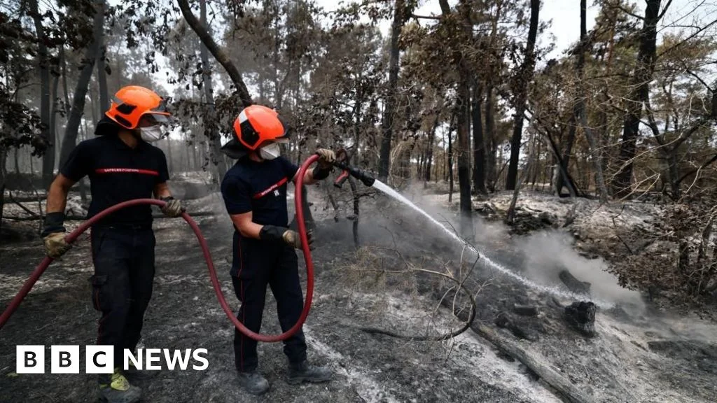 Volunteer firefighter probed for arson in Fontainebleau forest blaze near Paris