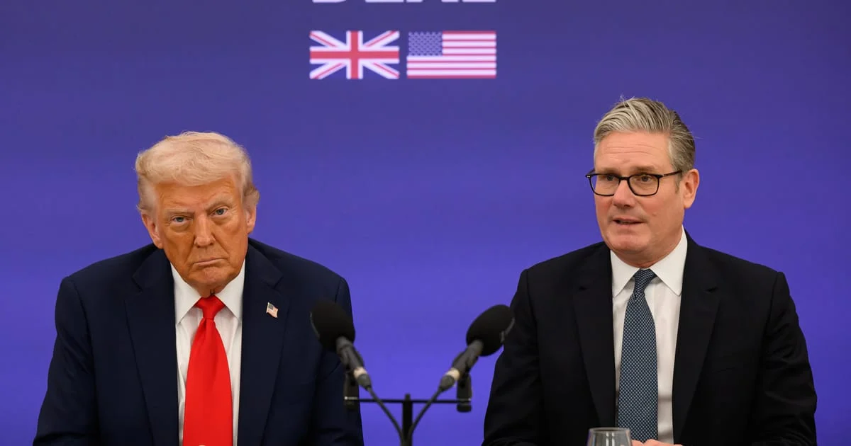 Trump presses to renegotiate UK trade deal over Iran stance