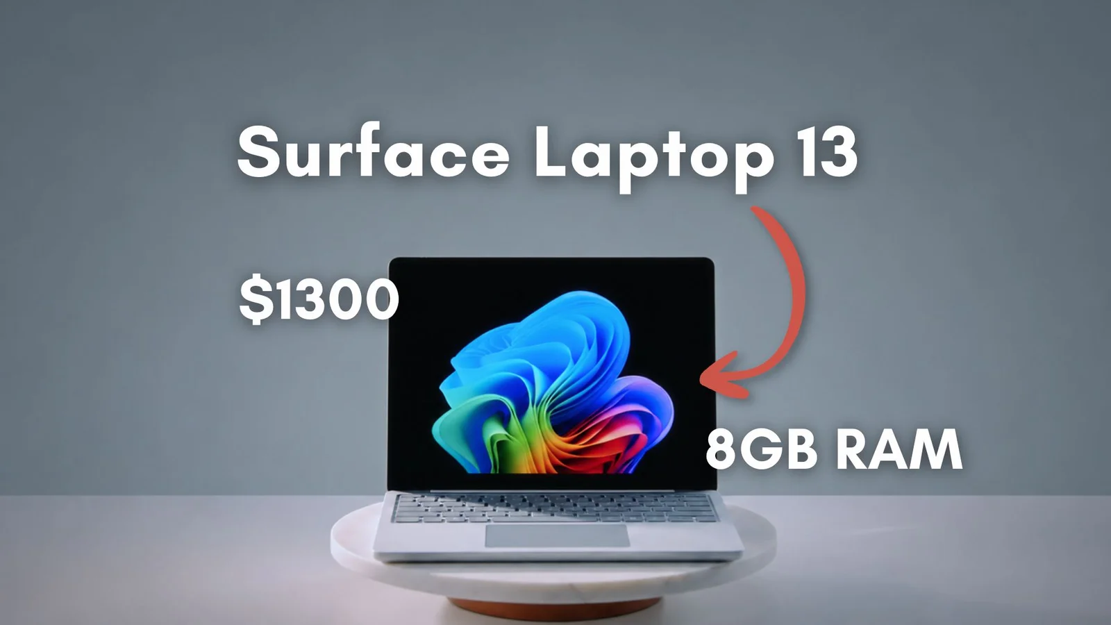 Copilot+ AI Comes with 8GB RAM? Surface Laptop for Business 13" Priced at $1,299