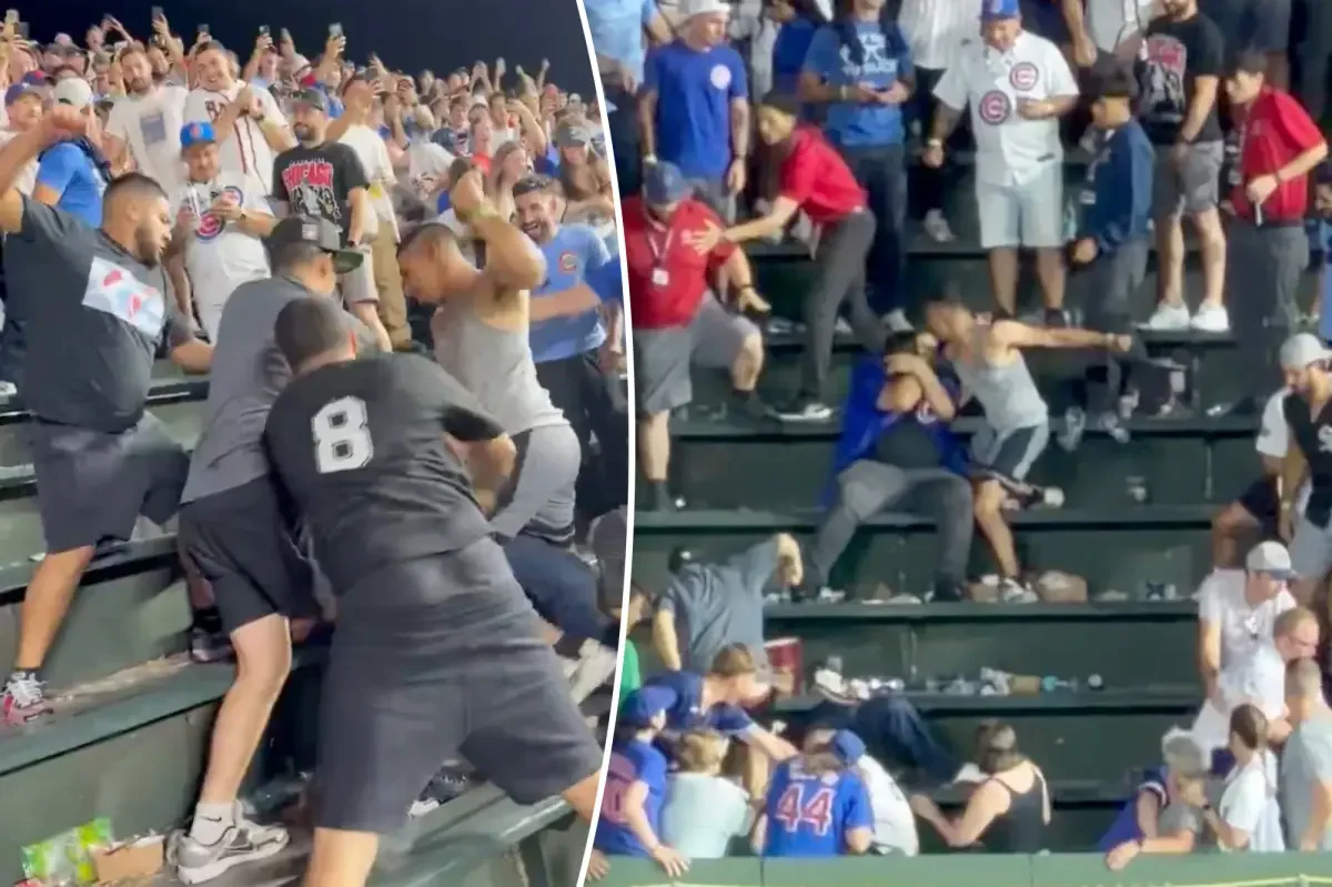 Bleachers Erupt as Cubs-White Sox Brawl Clouds Wrigley Field