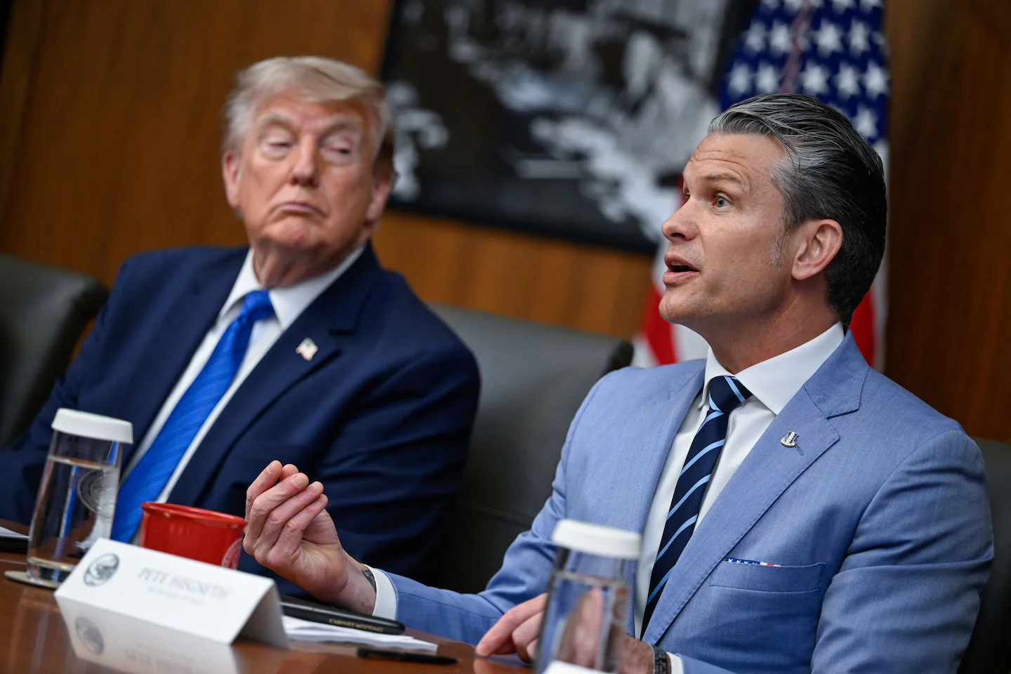 Trump grills Hegseth at Camp David over Iran munitions shortfalls