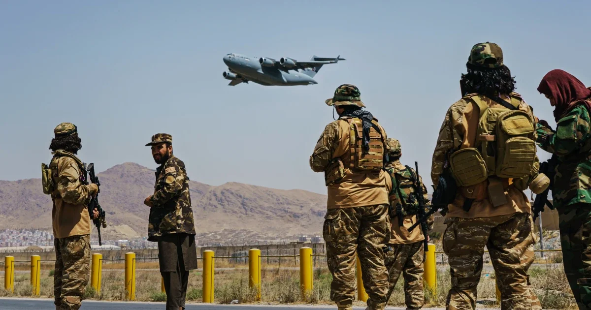 Biden administration blames Trump for chaotic Afghanistan withdrawal.