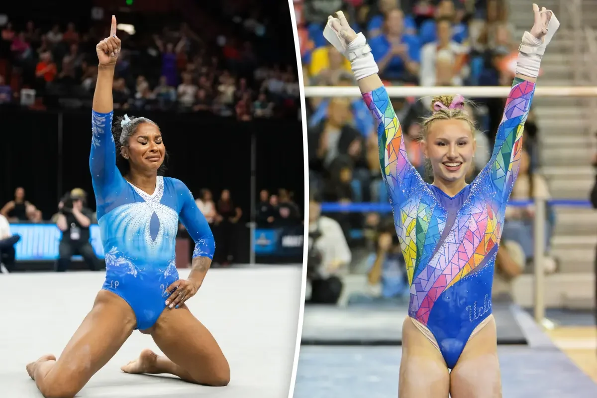 Minnesota edges UCLA to reach NCAA gymnastics finals as Chiles claims floor title