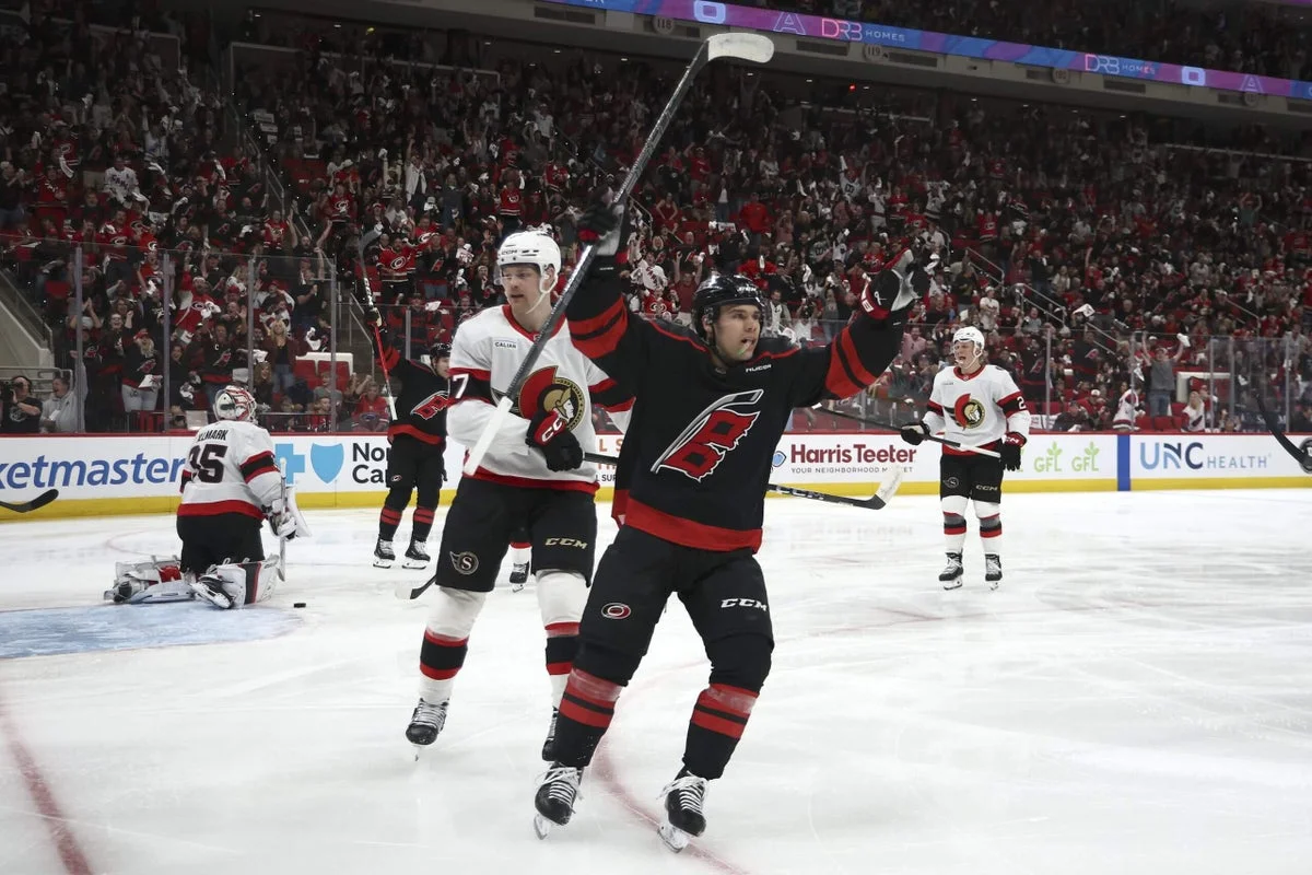 Andersen Shines as Hurricanes Edge Senators 2-0 in Game 1