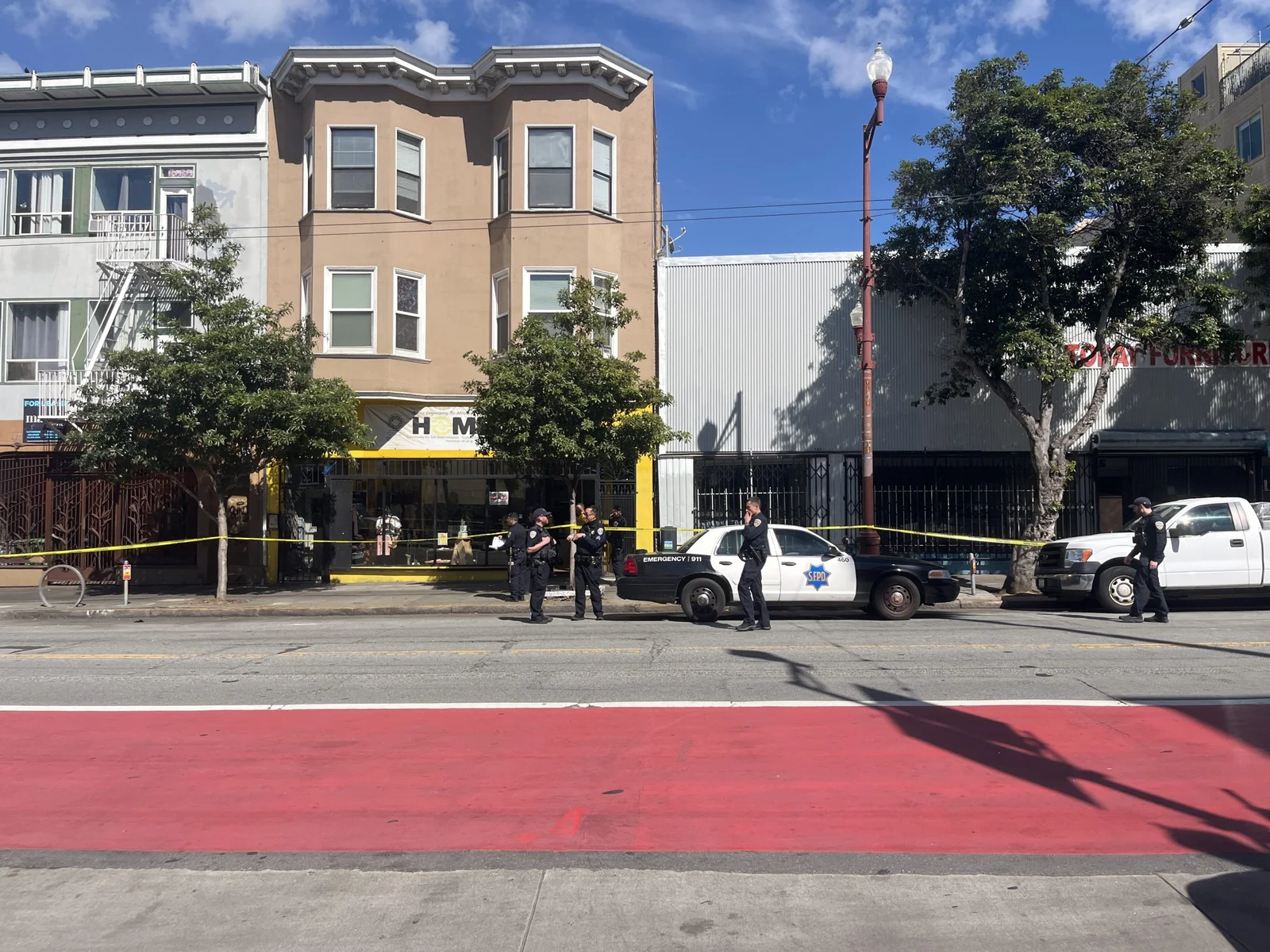 Mission Street shooting leaves victim in critical condition after a large street clash
