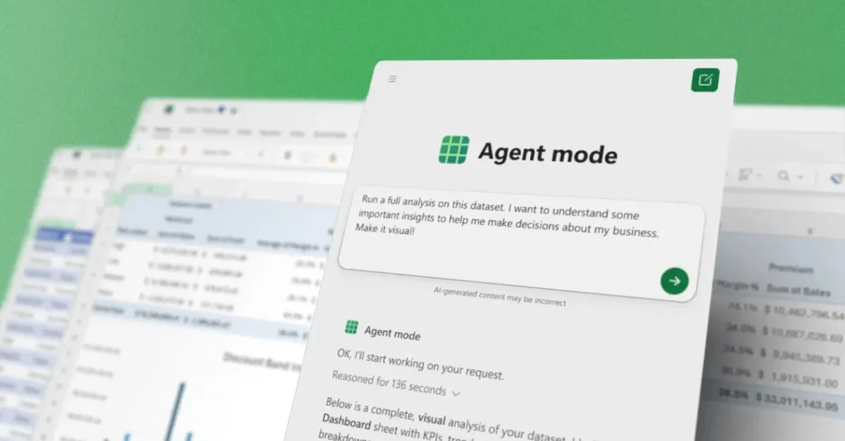 Microsoft rolls out real-time AI Agent Mode across Word, Excel, and PowerPoint