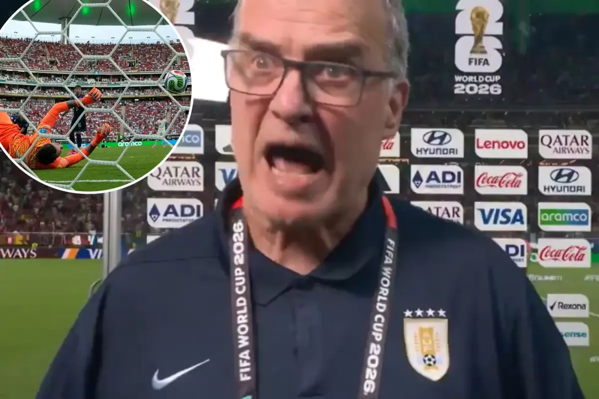 Bielsa erupts at reporter after Uruguay's World Cup exit
