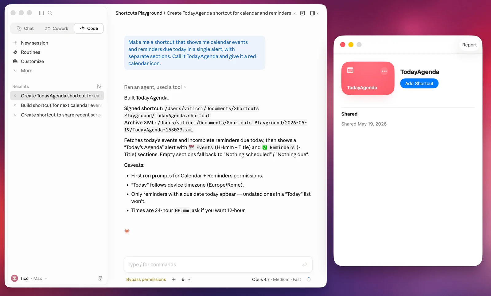 AI Shortcut Forge Turns Natural Language Prompts into Apple Shortcuts