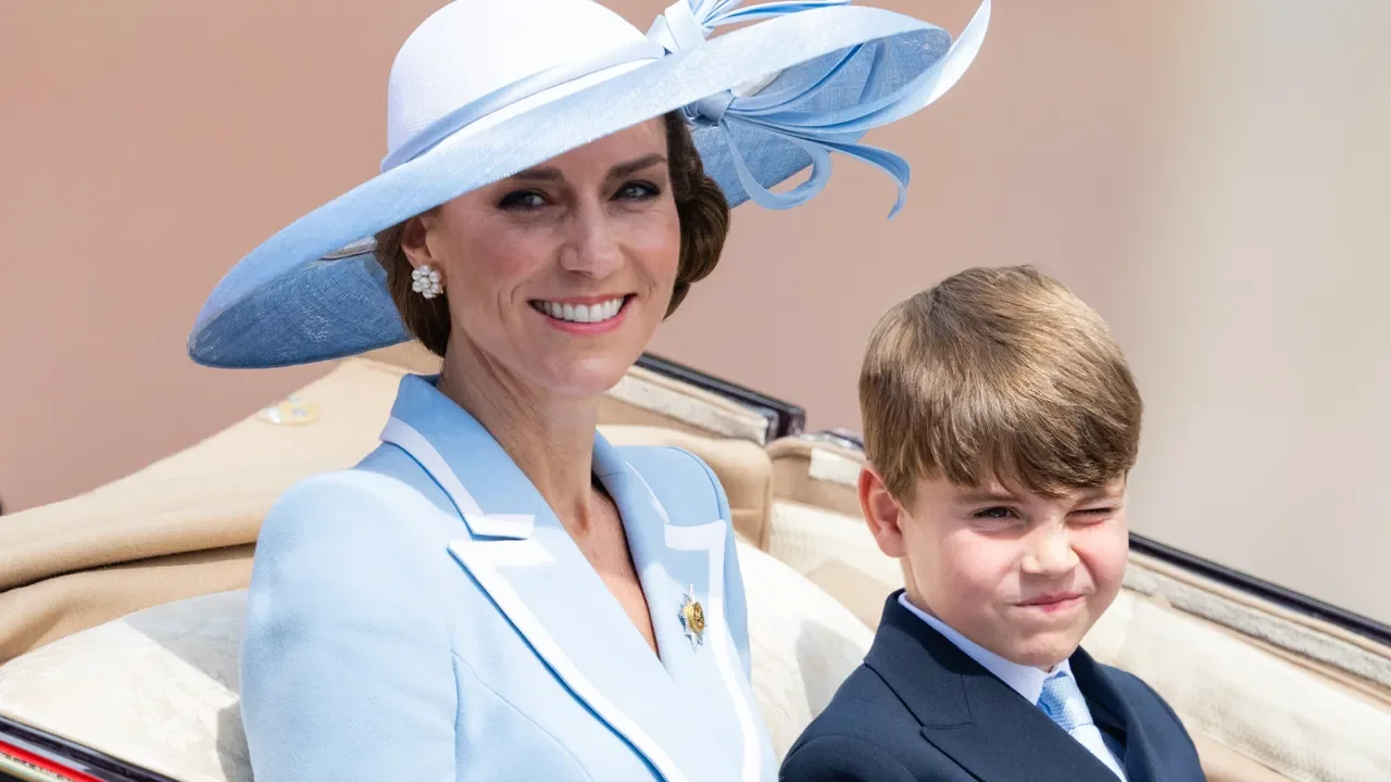 Blue-Coordinated Royal Style: Kate, George and Louis at Trooping the Colour 2026