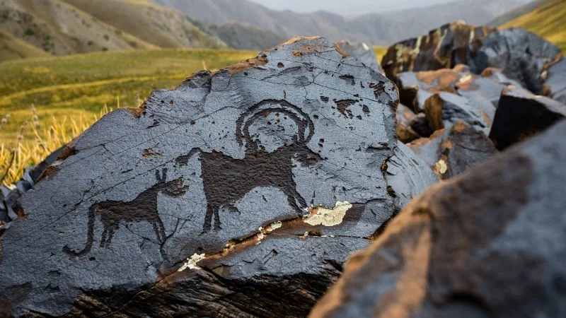 Six-week peak: Kyrgyzstan’s Saimaluu Tash guards a Bronze Age petroglyph treasure