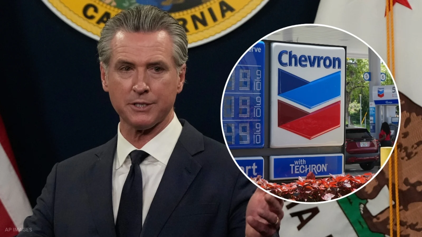 Newsom urges Californians to skip Chevron as gas prices surge for Memorial Day