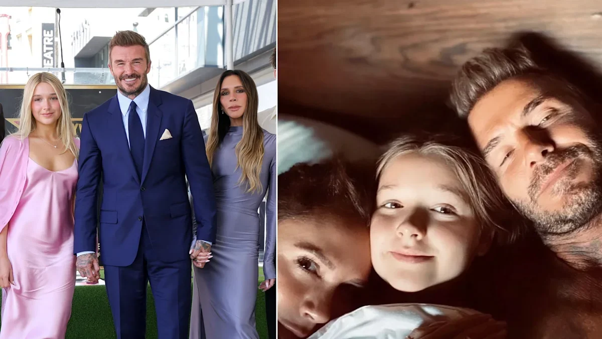 Beckhams celebrate Harper's milestone with glowing tributes